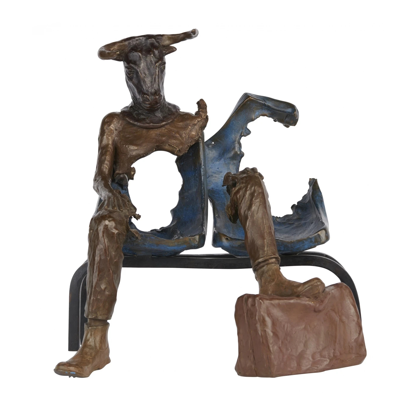 Brass Bull Figurine