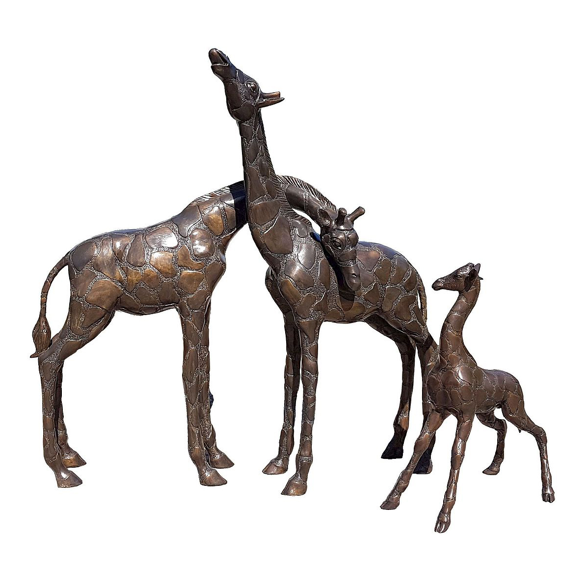 Giraffe Family Sculpture