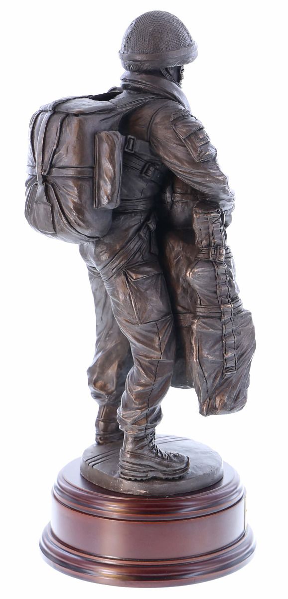 British Paratrooper Statue