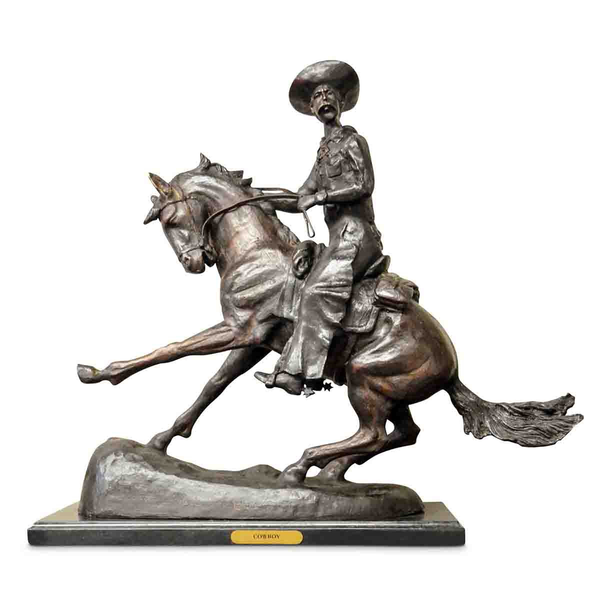 Remington Cowboy Statue