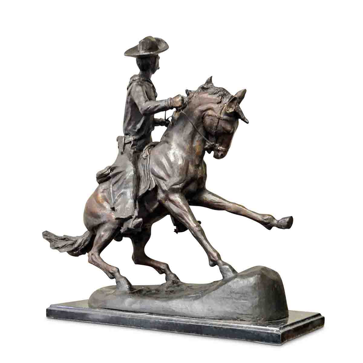 Remington Cowboy Statue