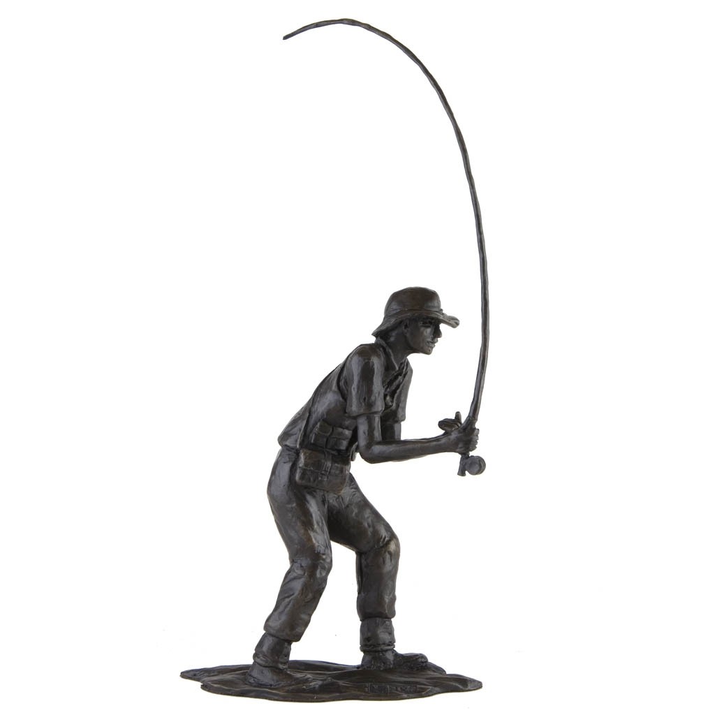 Fishing Man Statue