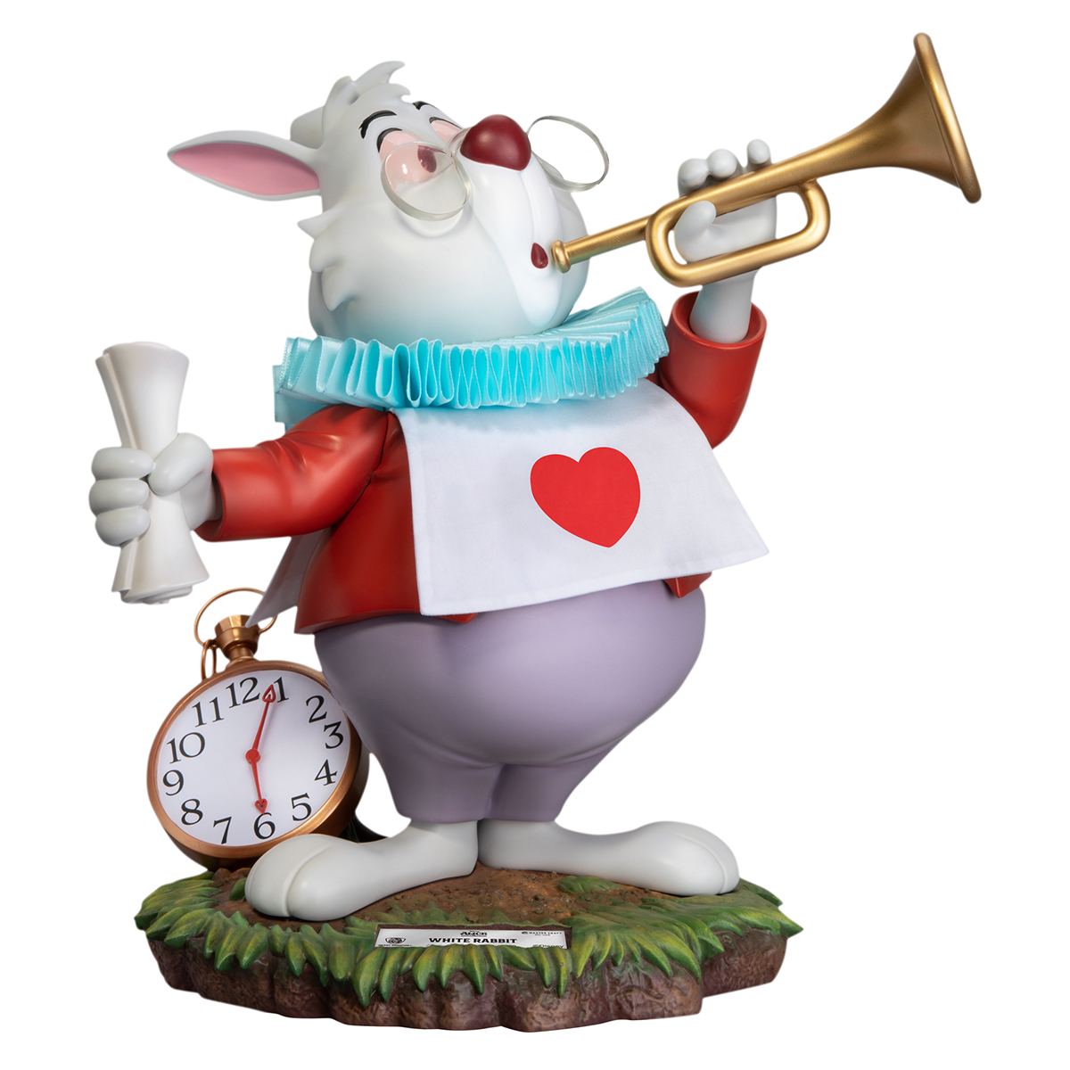 Alice in Wonderland White Rabbit Garden Statue