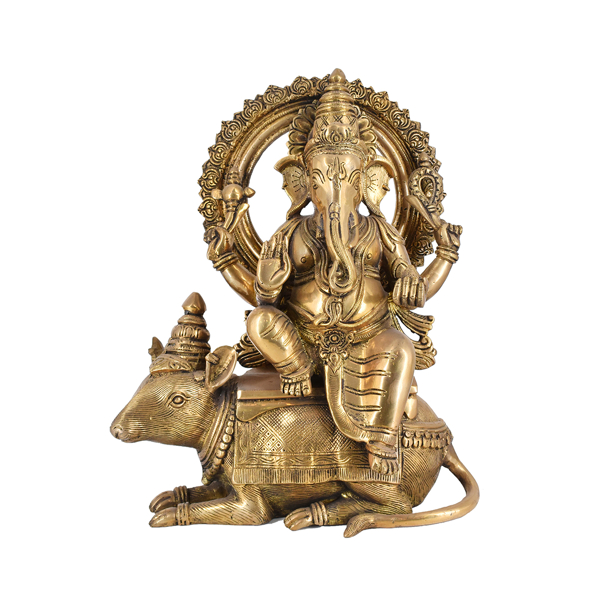 Copper Ganesha Idol