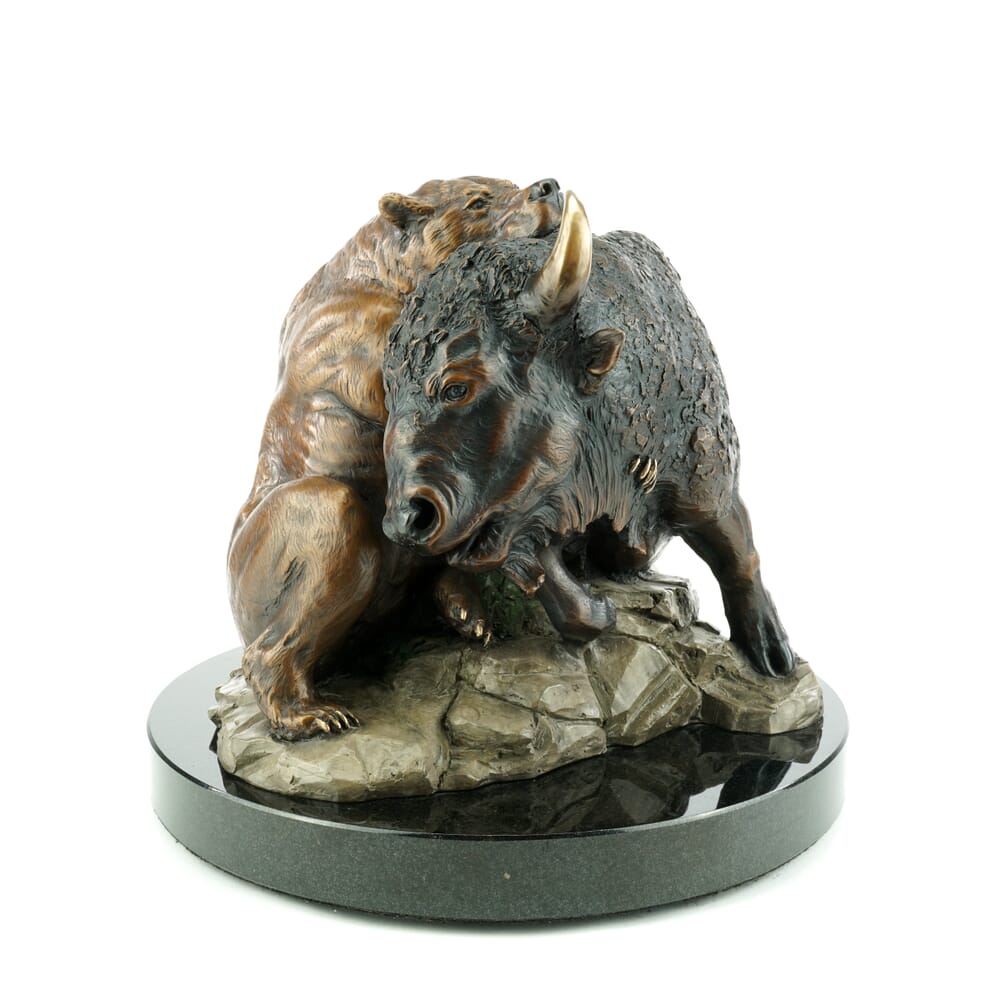 Bull and Bear Figurines