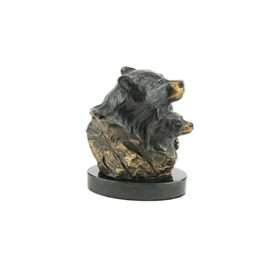 Bear Head Sculpture