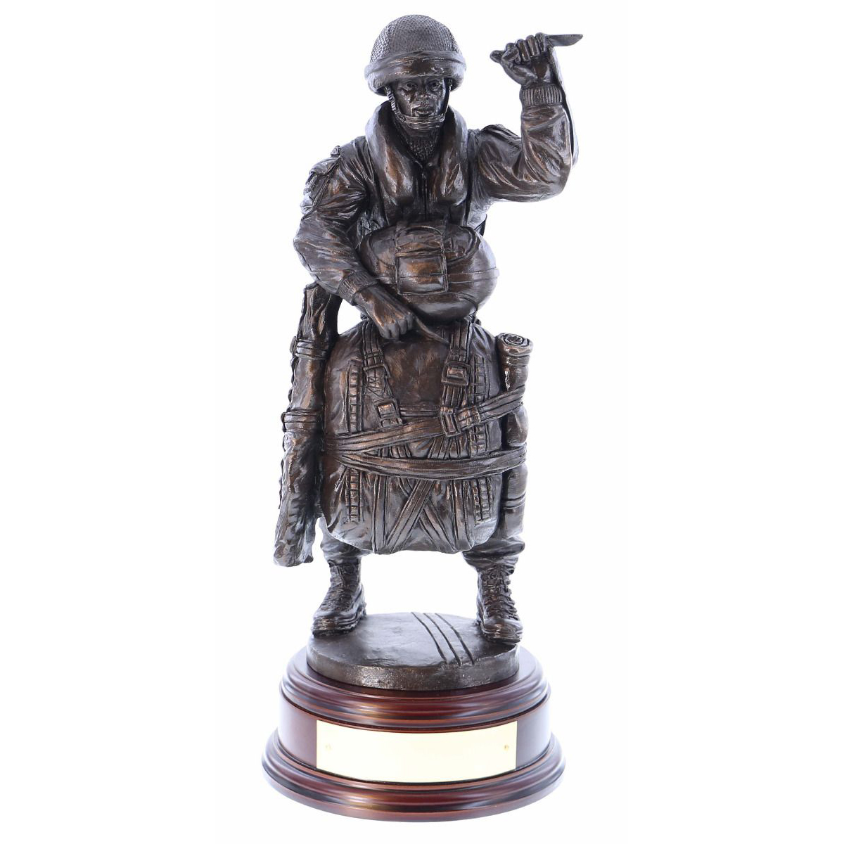 British Paratrooper Statue