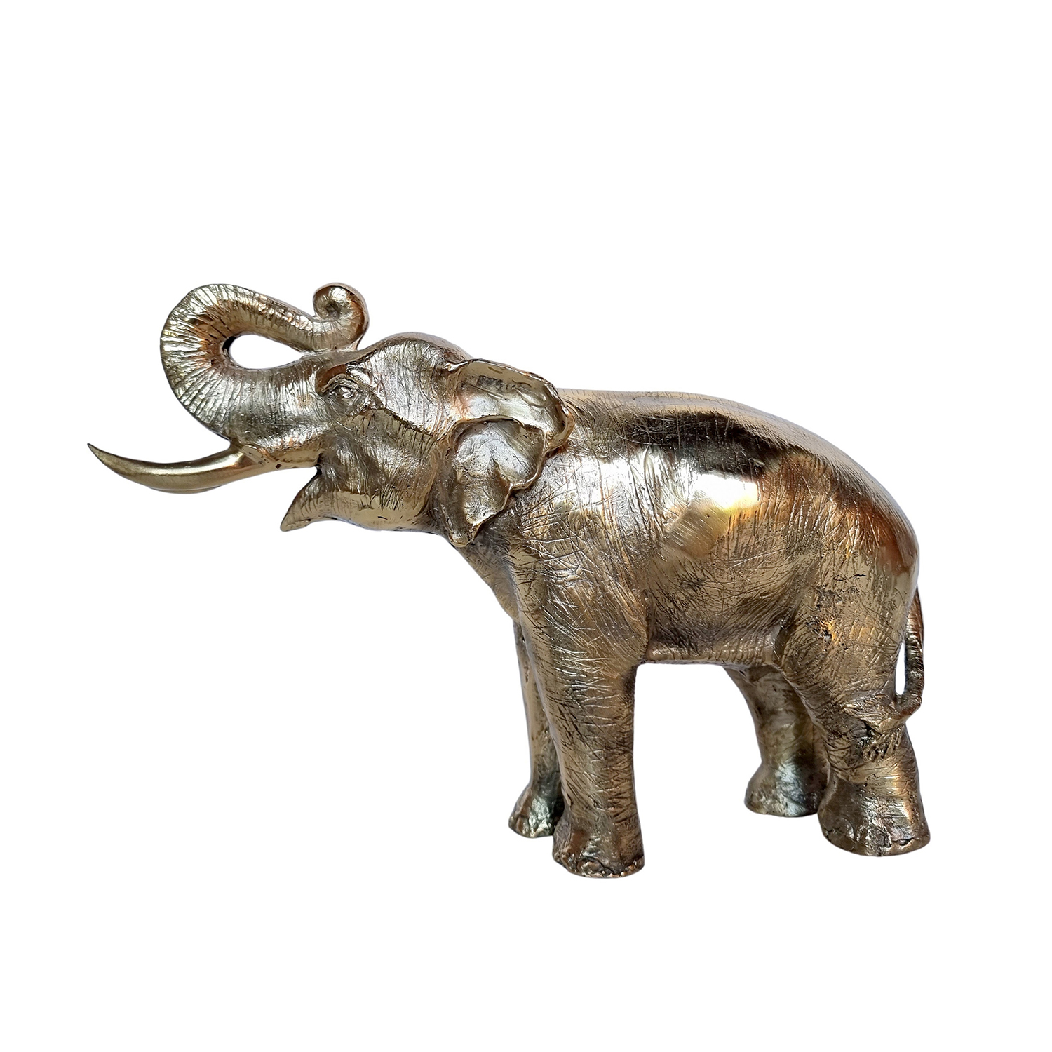 Small Bronze Elephant Statue