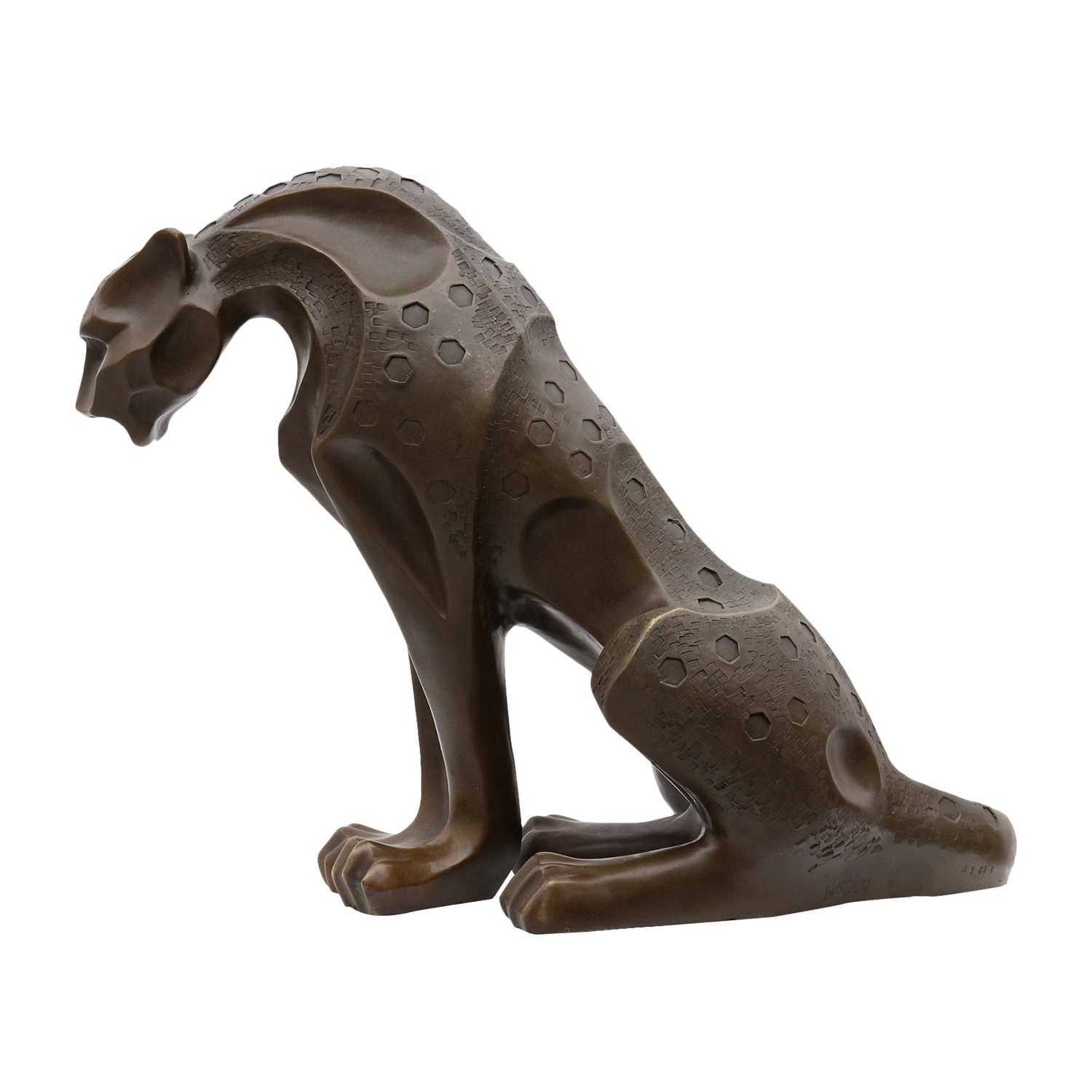 Vintage Cheetah Statue