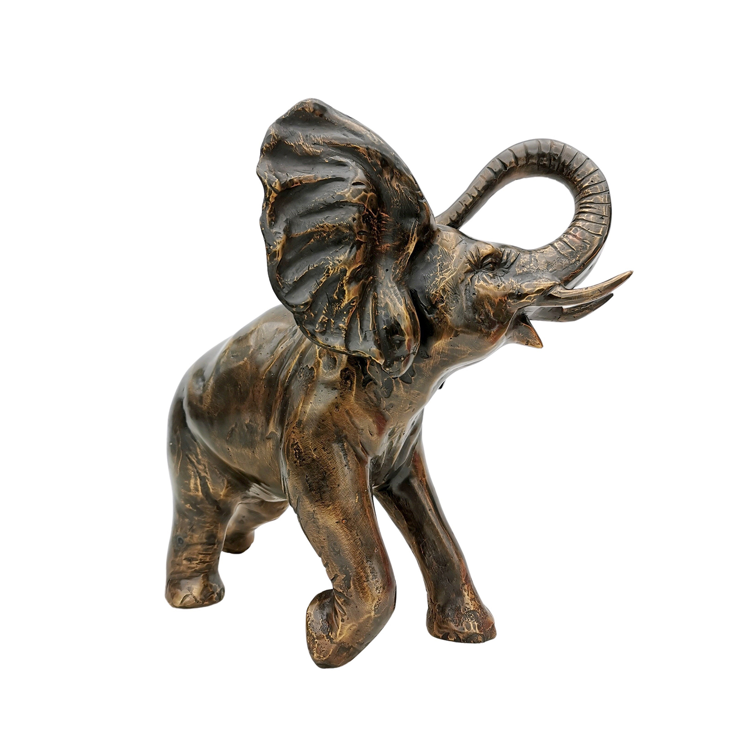 Small Brass Elephant Figurine