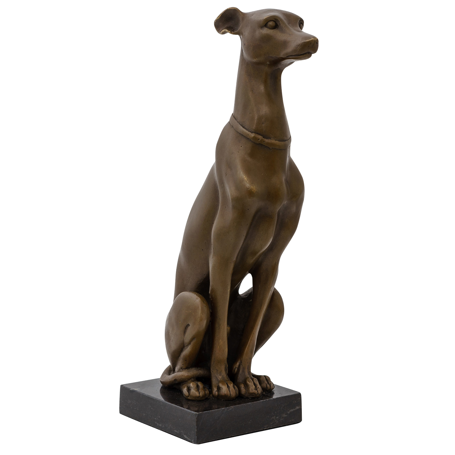 Sitting Greyhound Statue