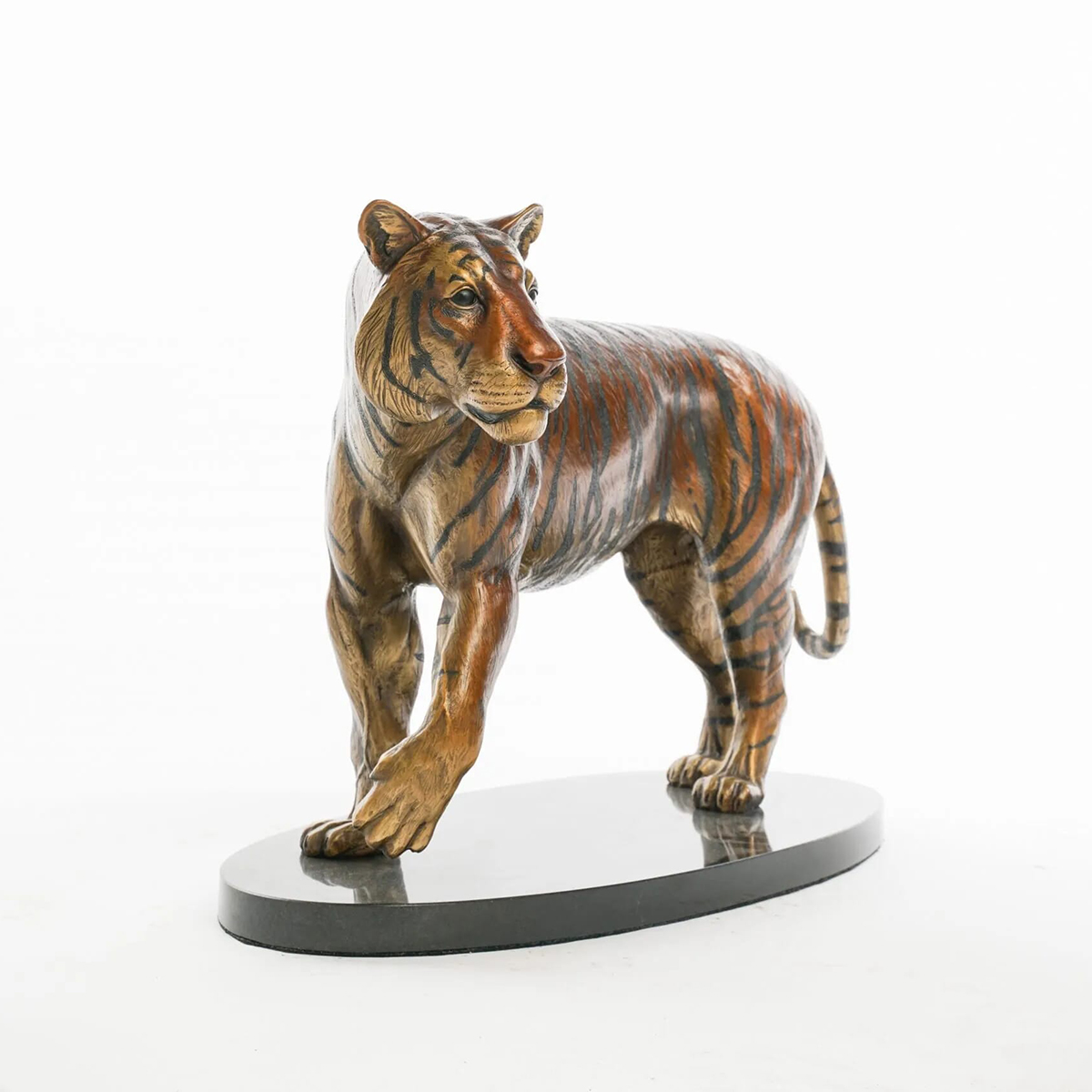 Bronze Tiger Sculpture