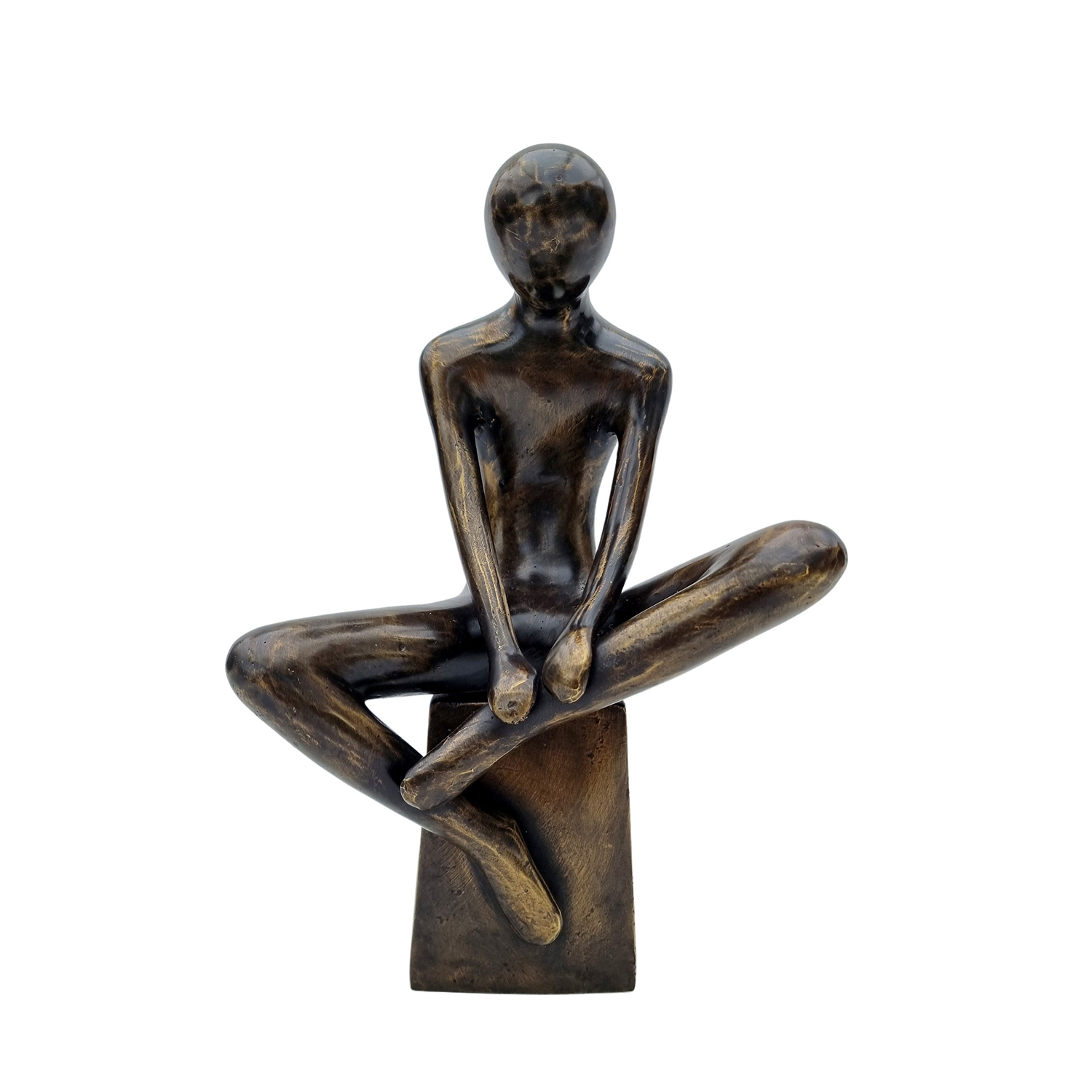 Abstract Thinker Sculpture