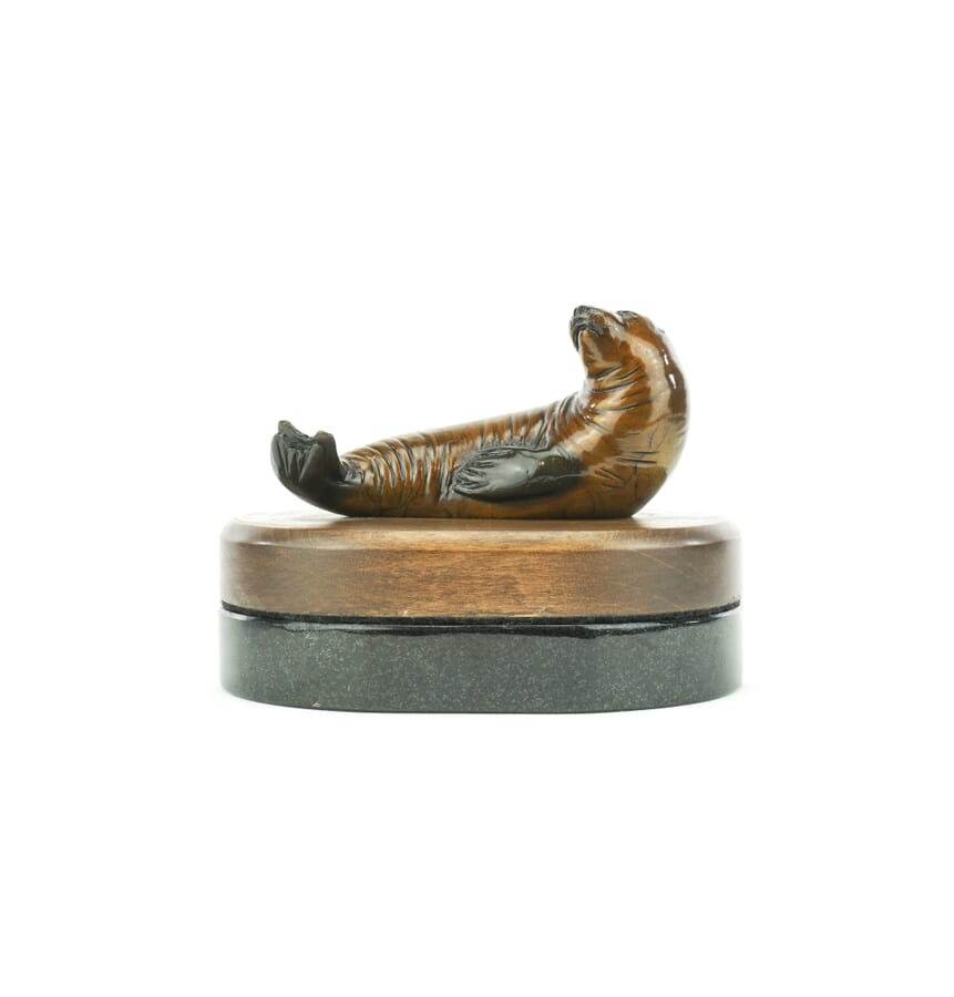 Bronze Seal Sculpture