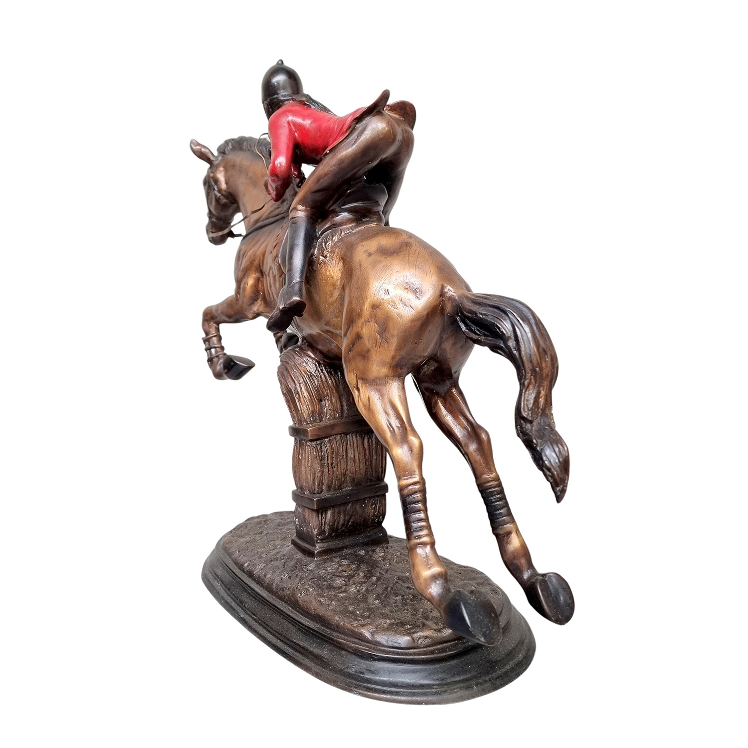 Race Horse and Jockey Figurines