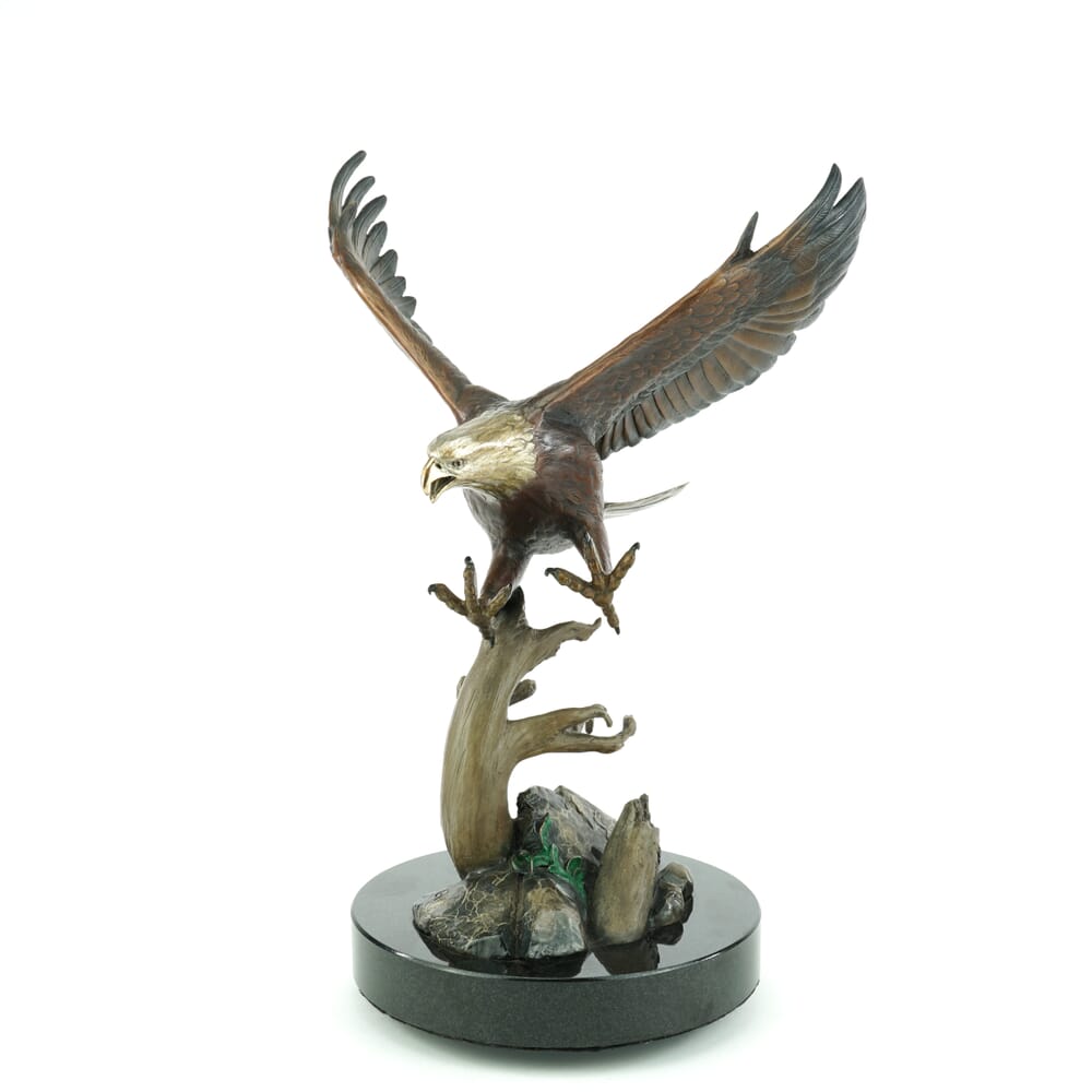 Brass Eagle Figurine