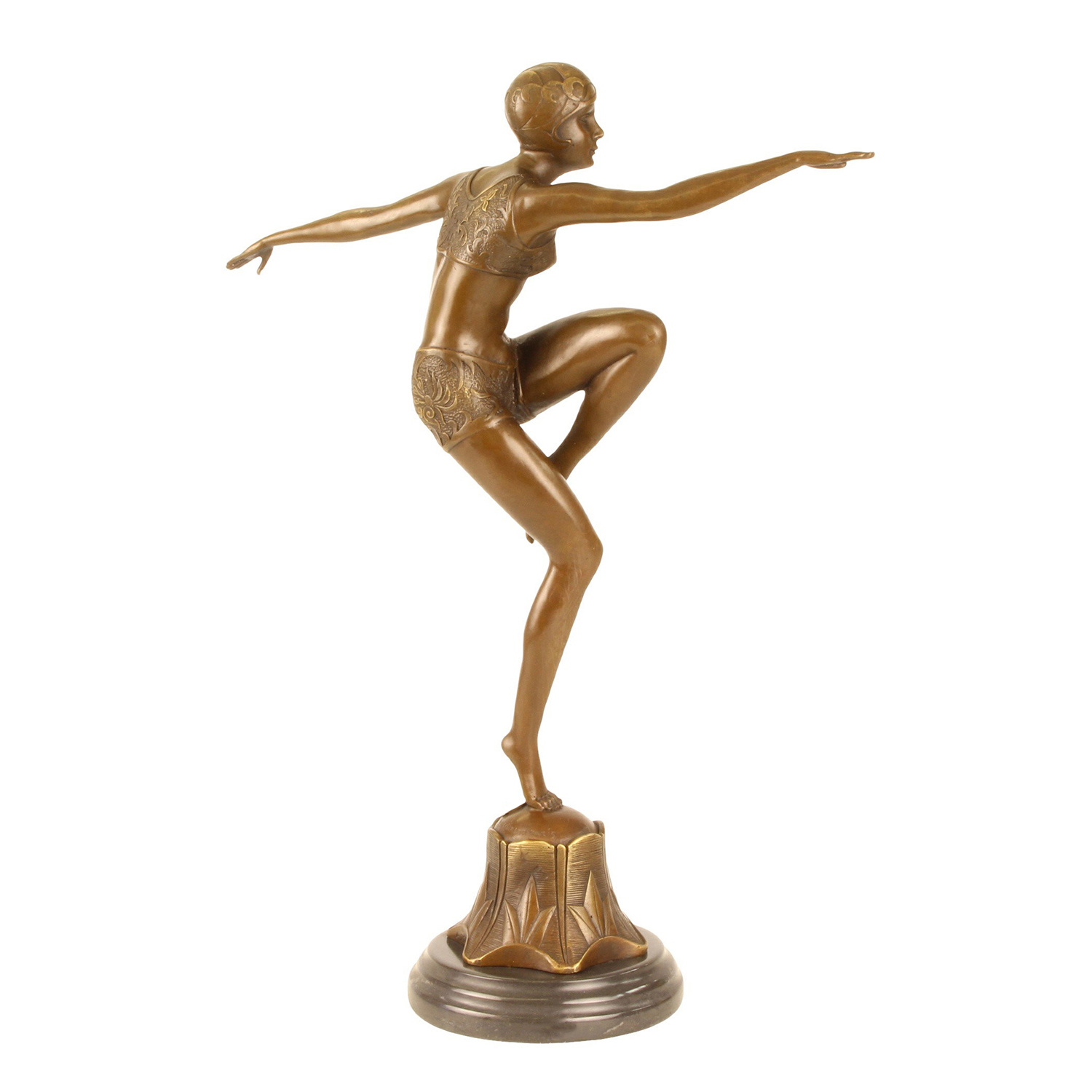 Dancer Bronze Figurine
