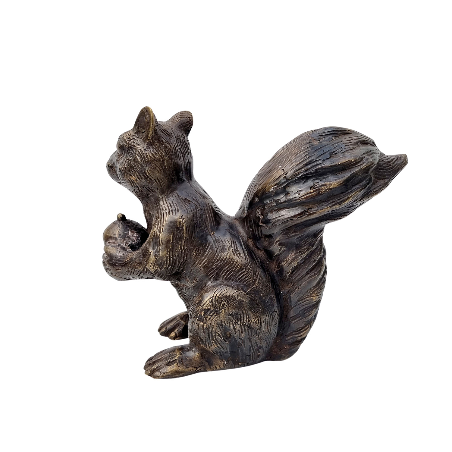 Bronze Squirrel Statue