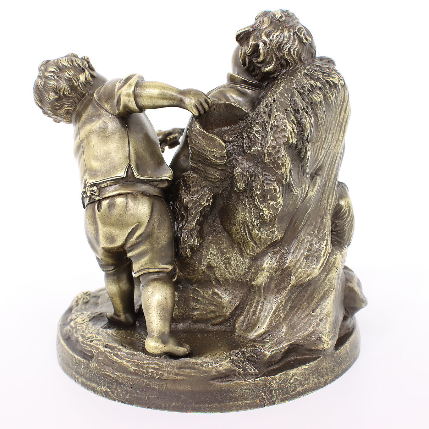 Bronze Boy Figurine