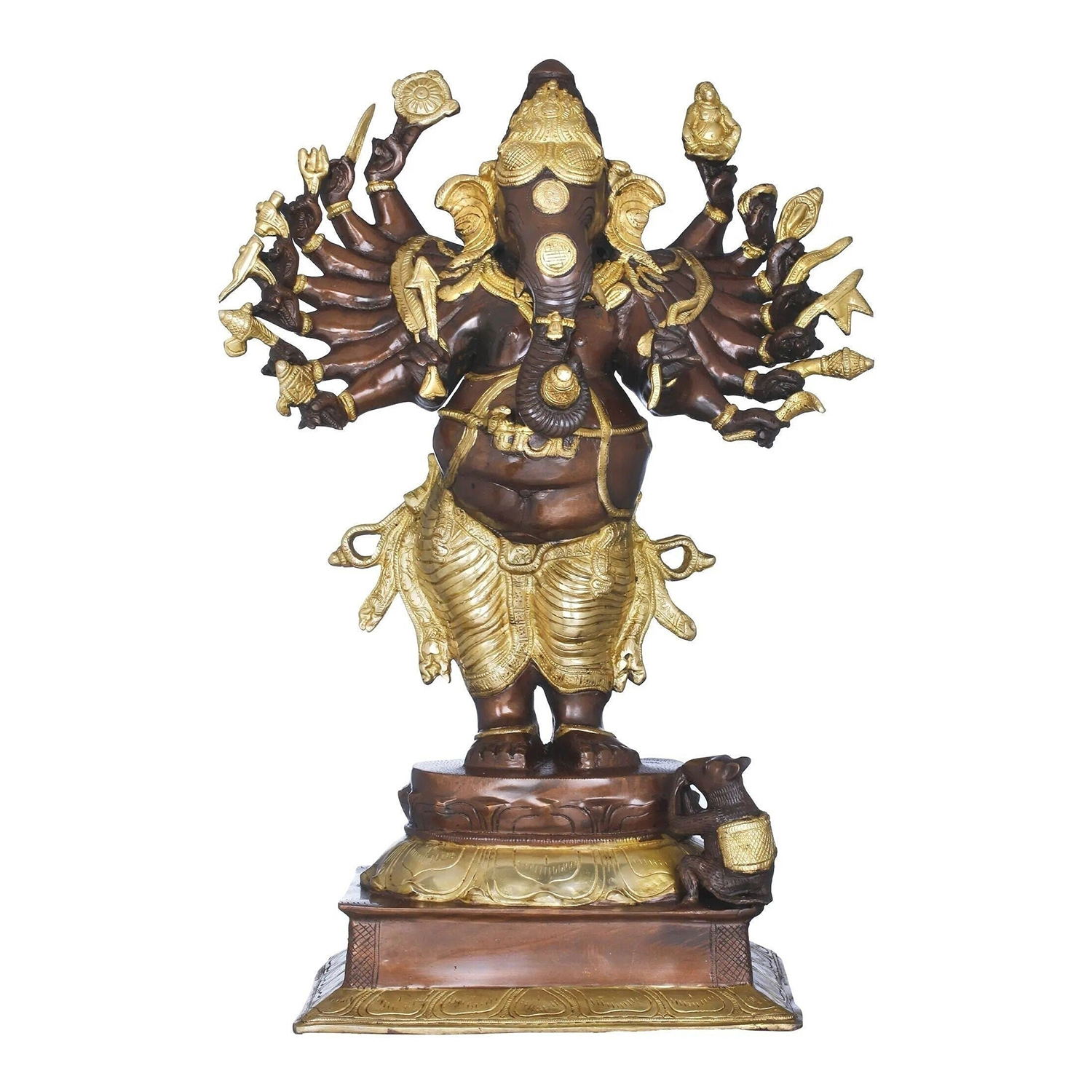 Brass Antique Ganesha Idols
