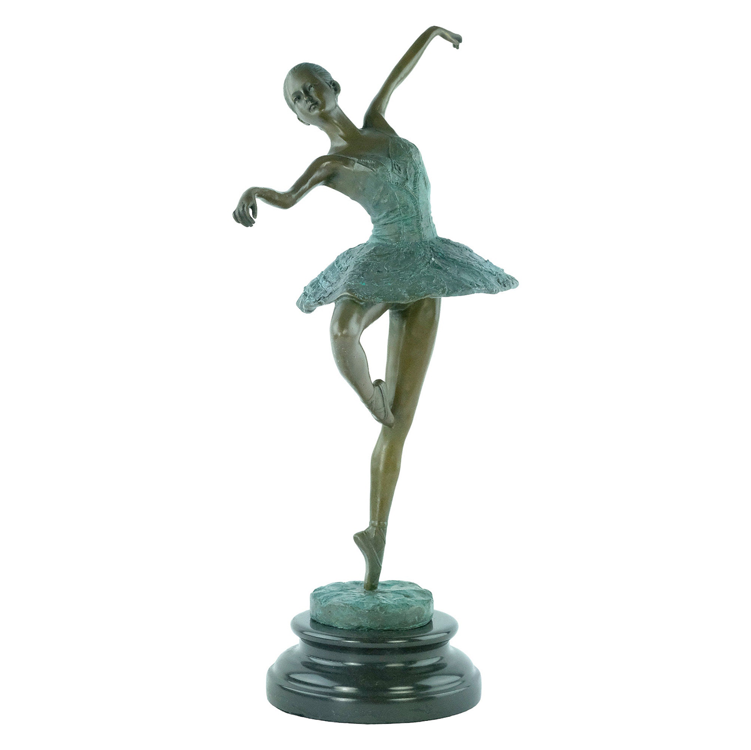 Metal Ballerina Sculpture