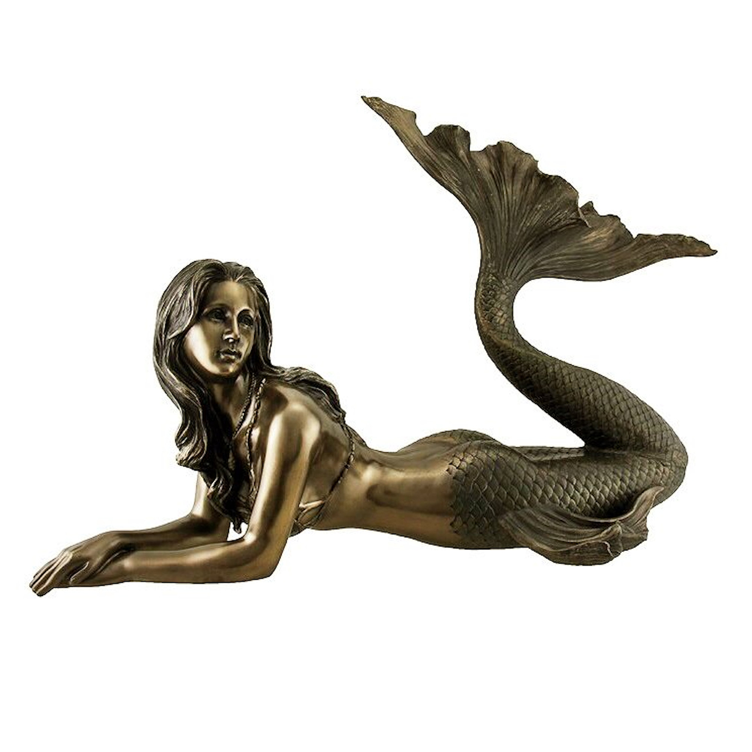 Mermaid Lying Down Statue