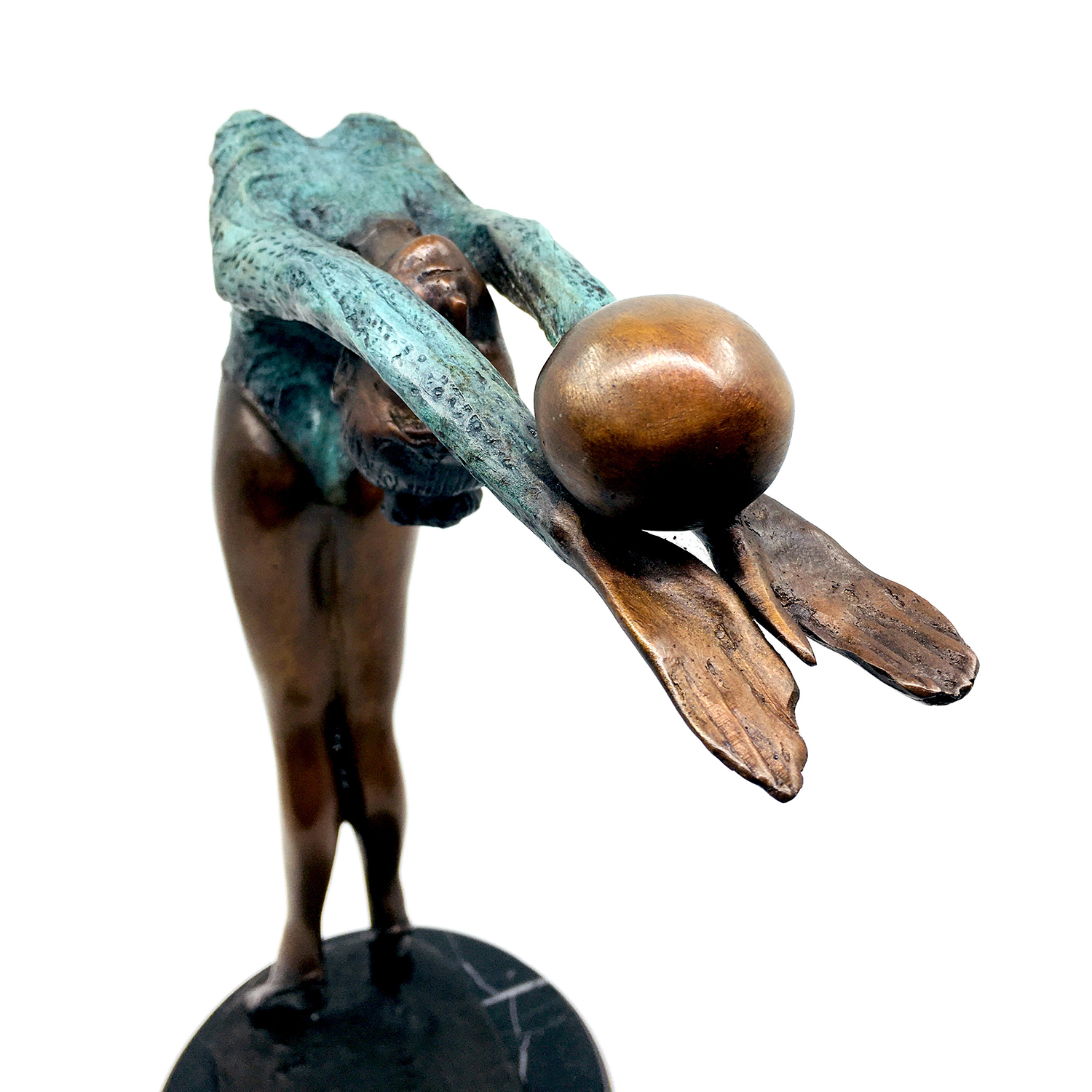 Bronze Gymnastics Statue