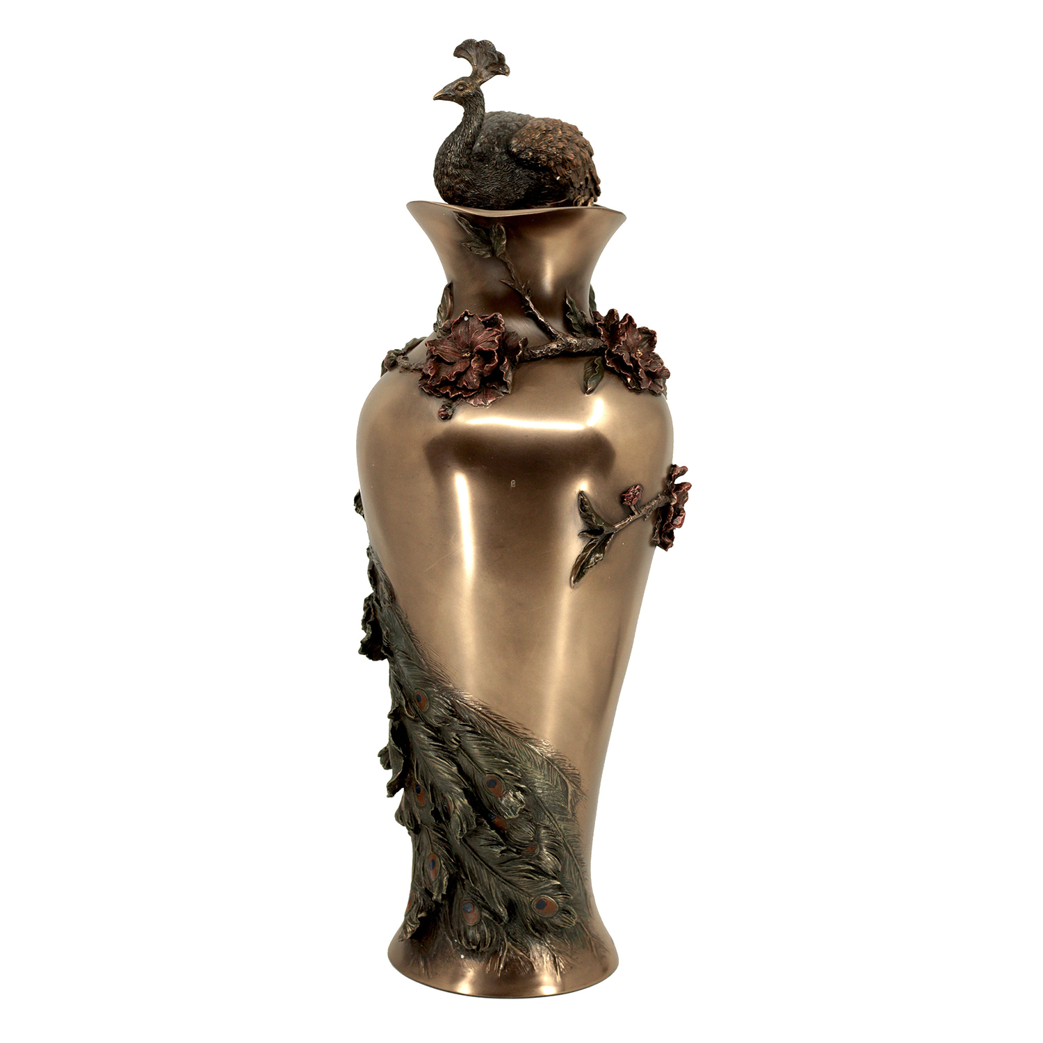 Antique Bronze Flower Vase