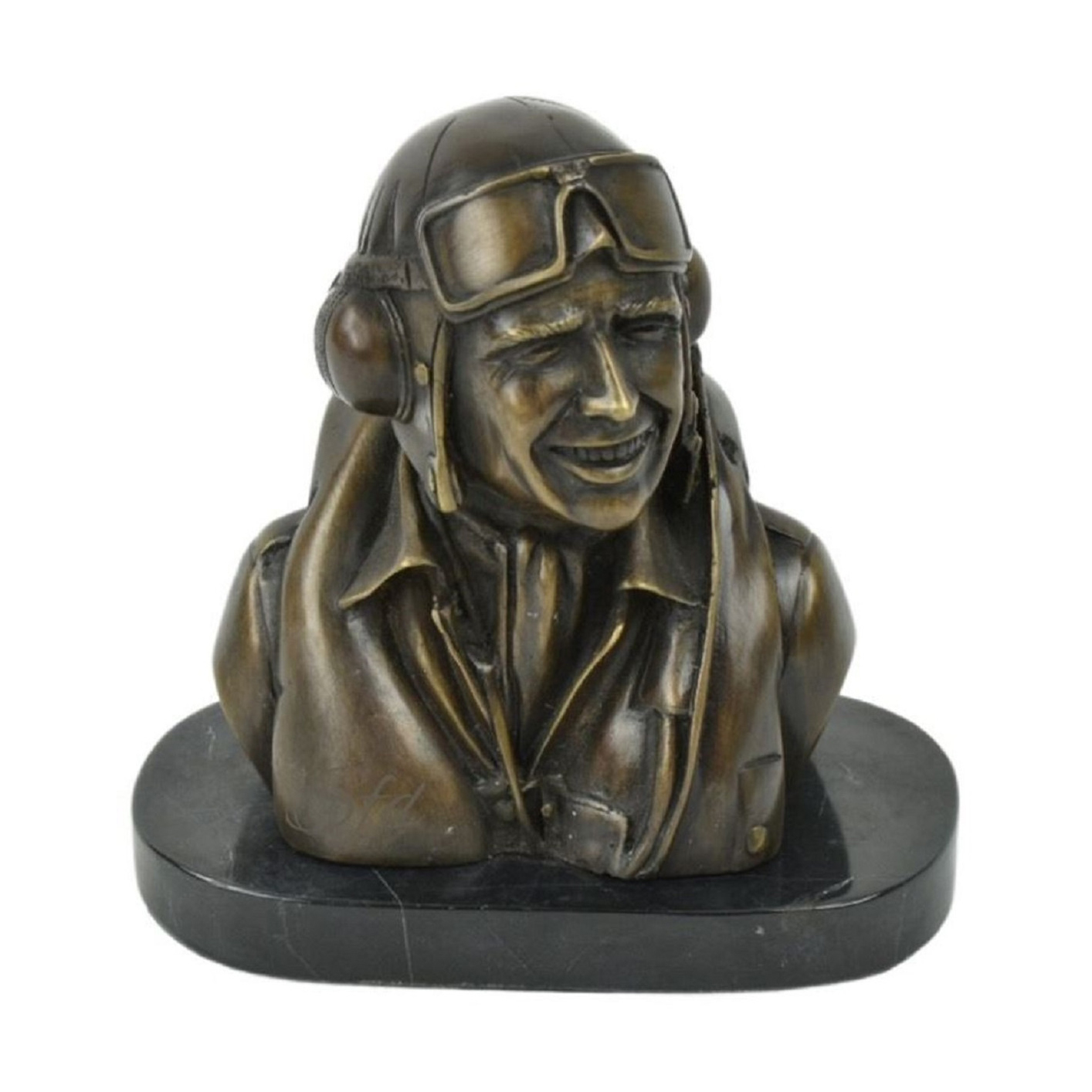 Bronze Pilot Statue