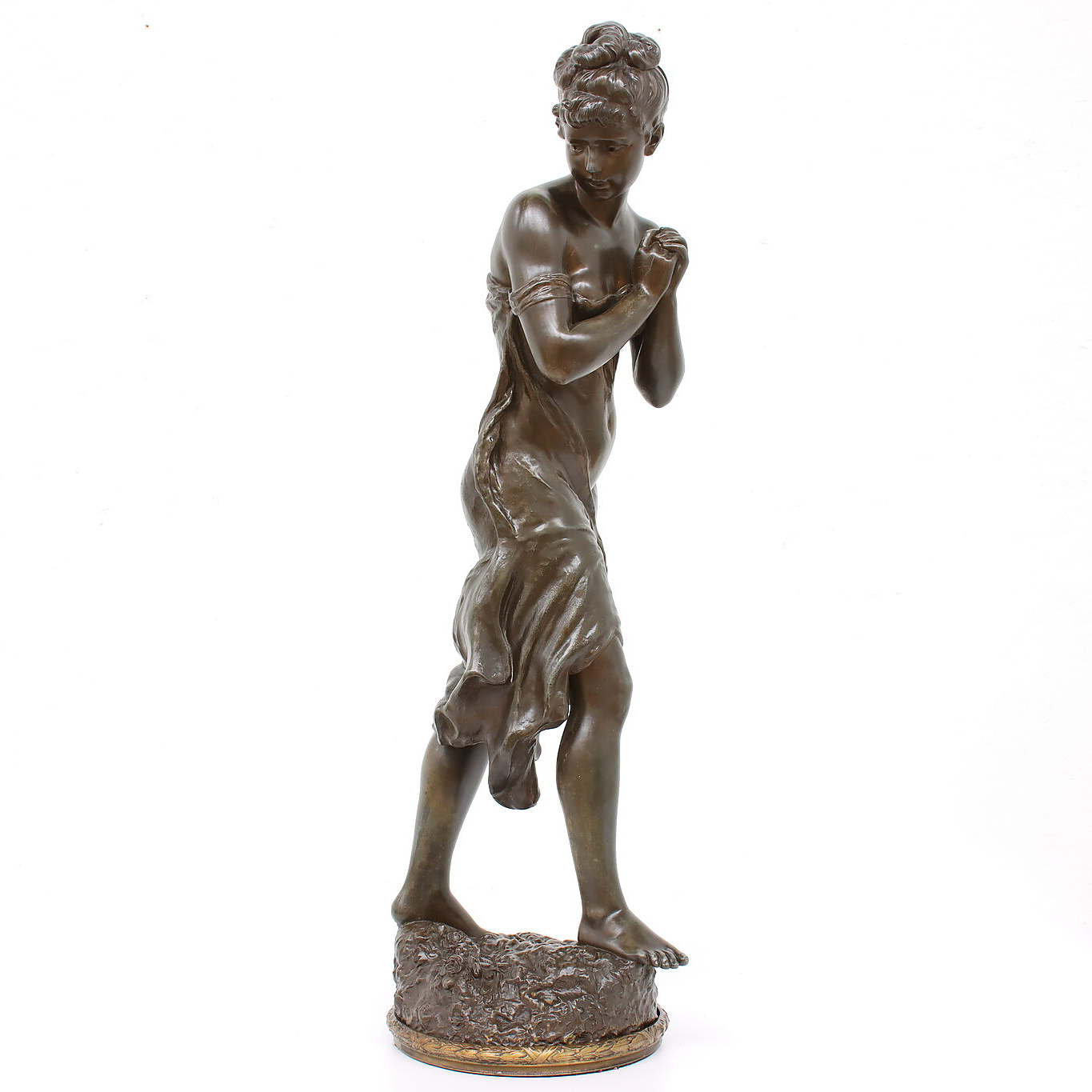 Art Nouveau Woman Statue