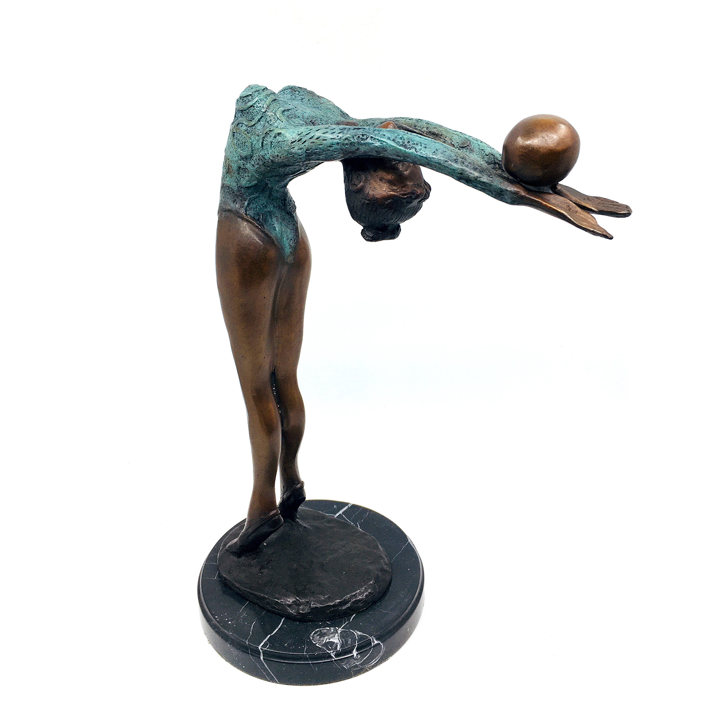 Bronze Gymnastics Statue