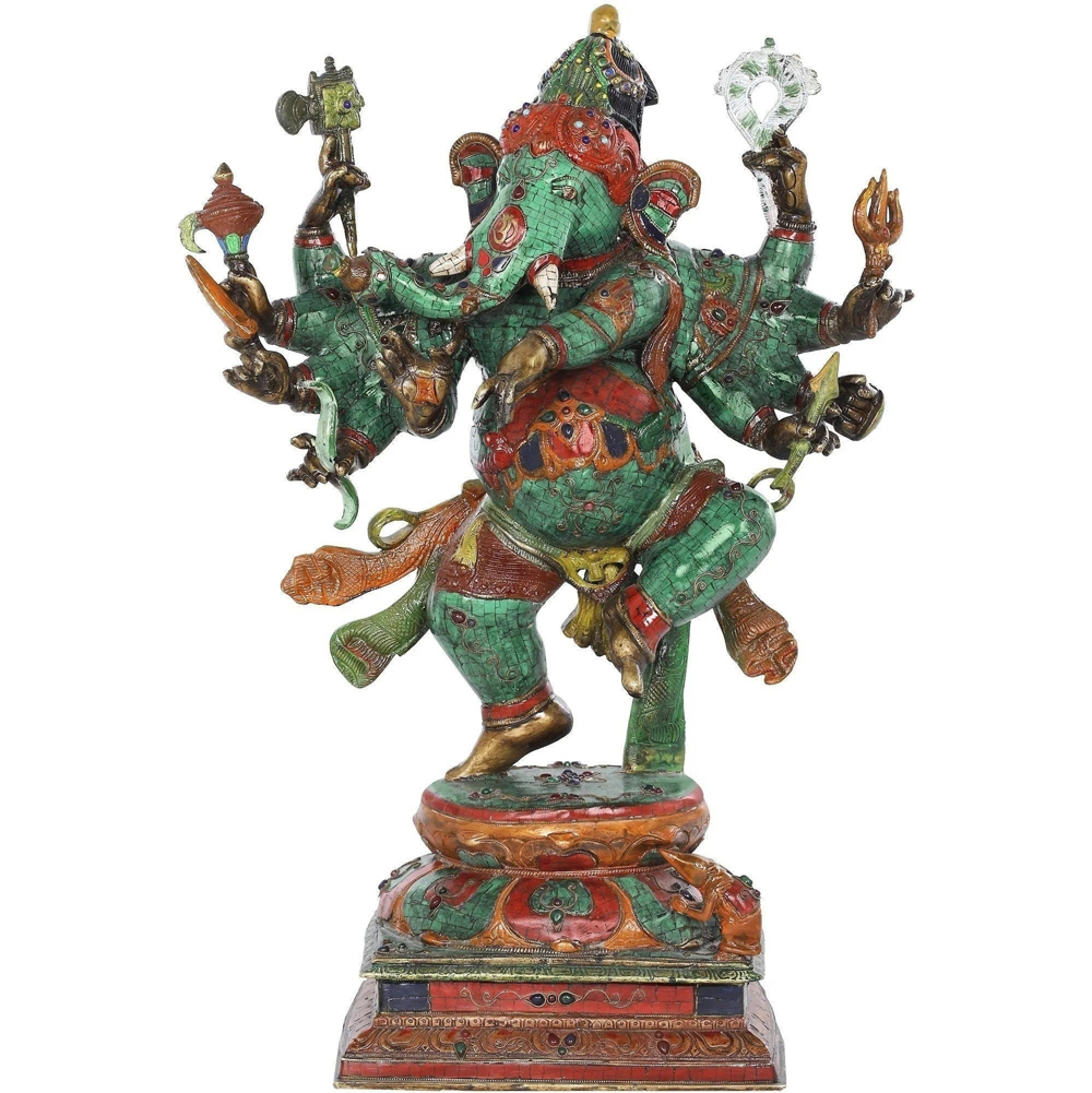 Dancing Ganesha Idol at Home