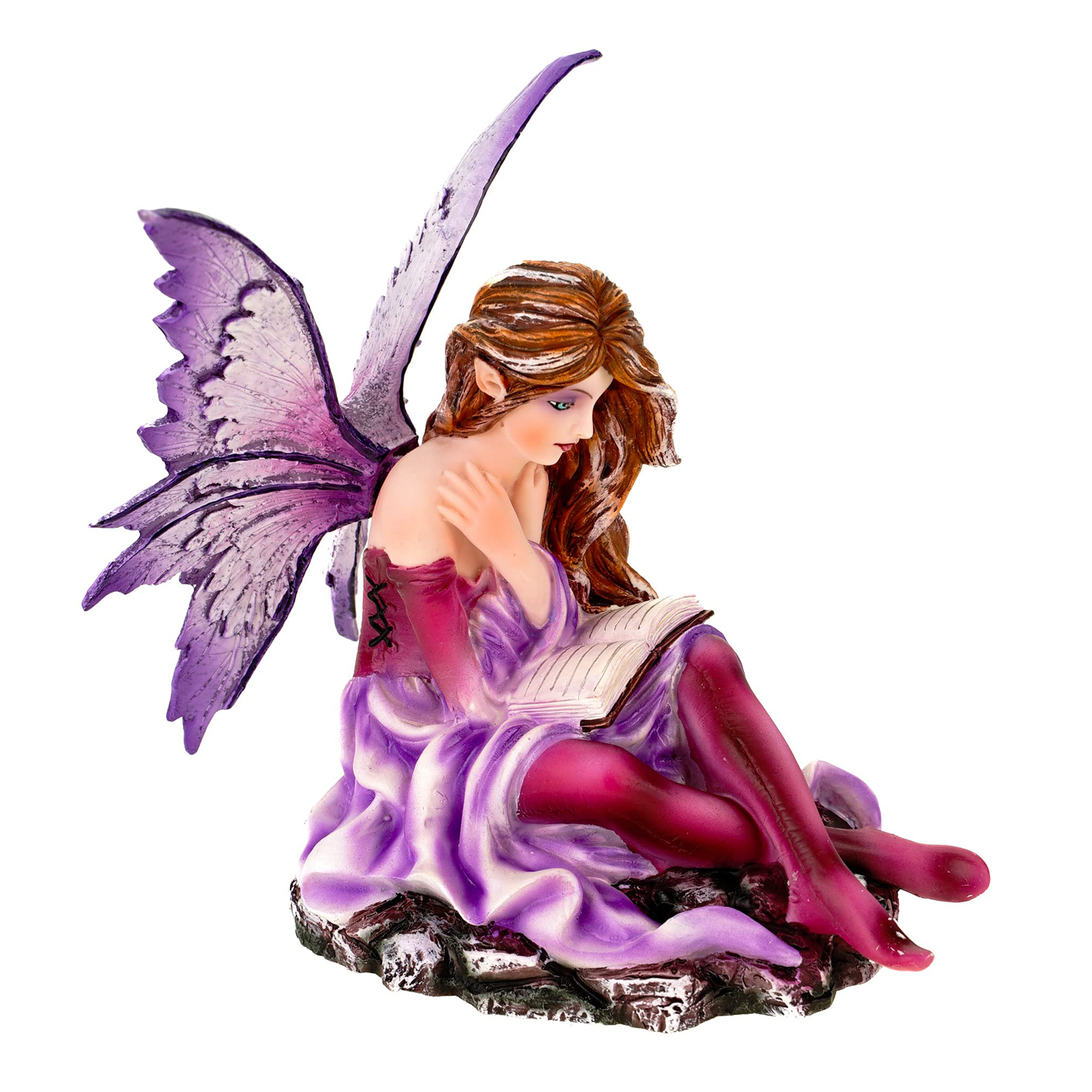 Fairy Reading a Book Statue