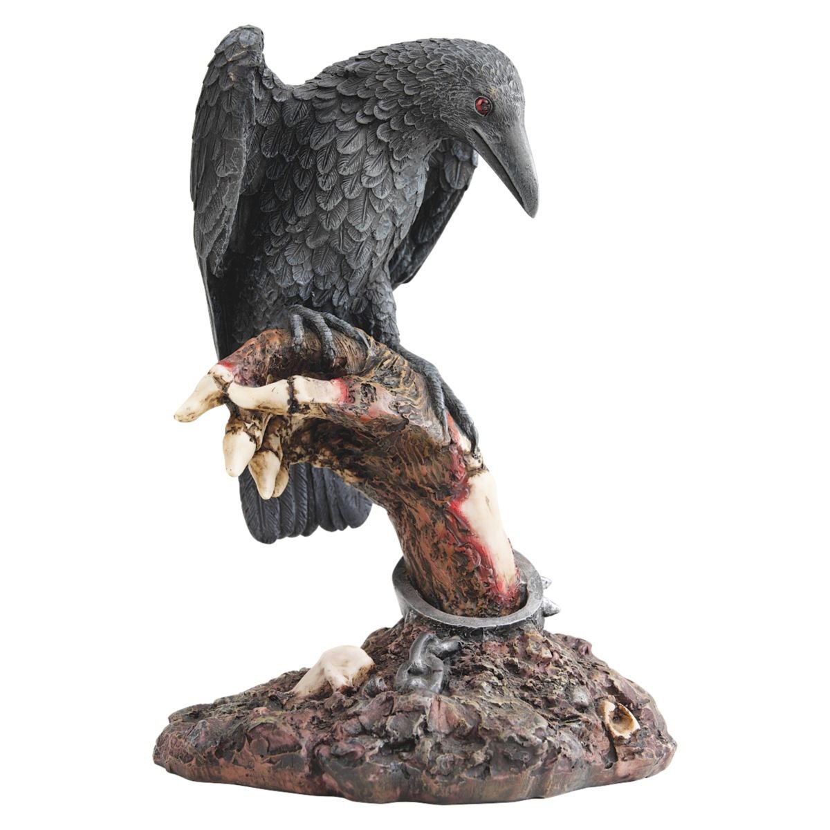 Halloween Raven Statue