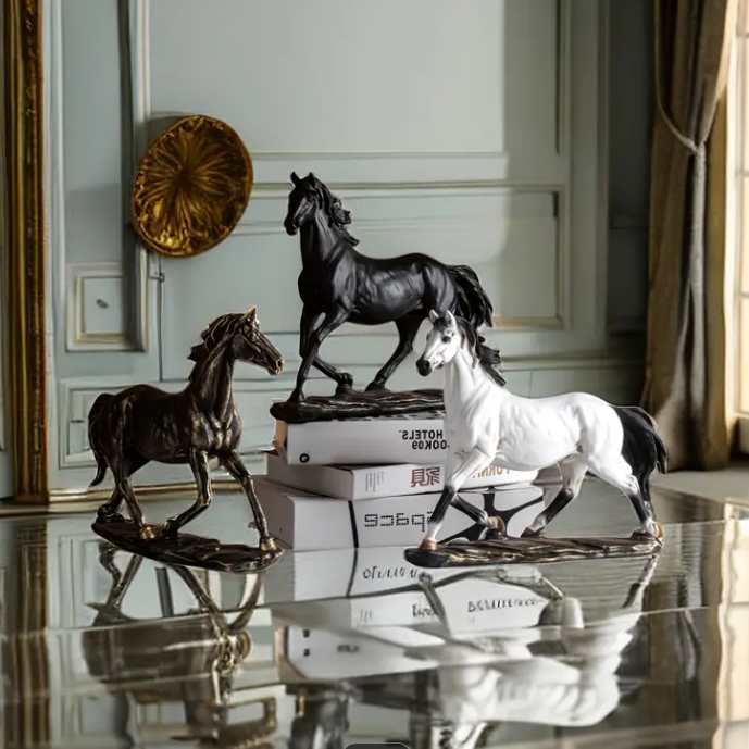 Small Horse Sculpture Home Decor