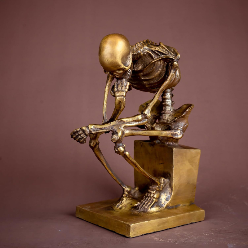 the thinker skeleton