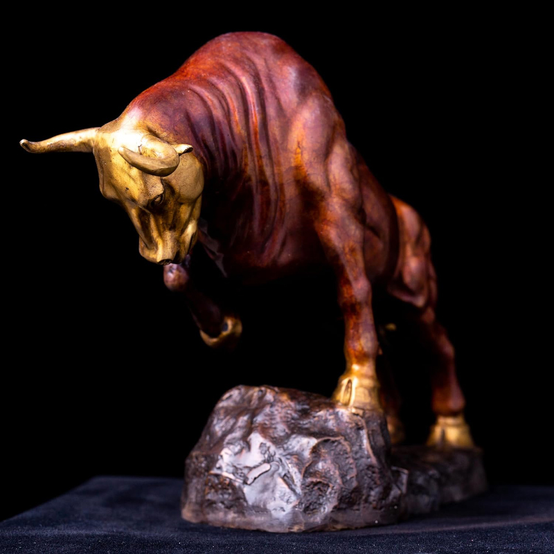 wall street bull ornament