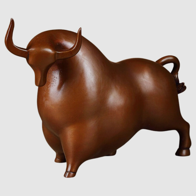 art deco bull