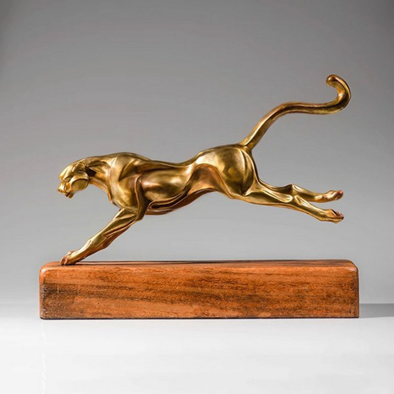 gold leopard figurine