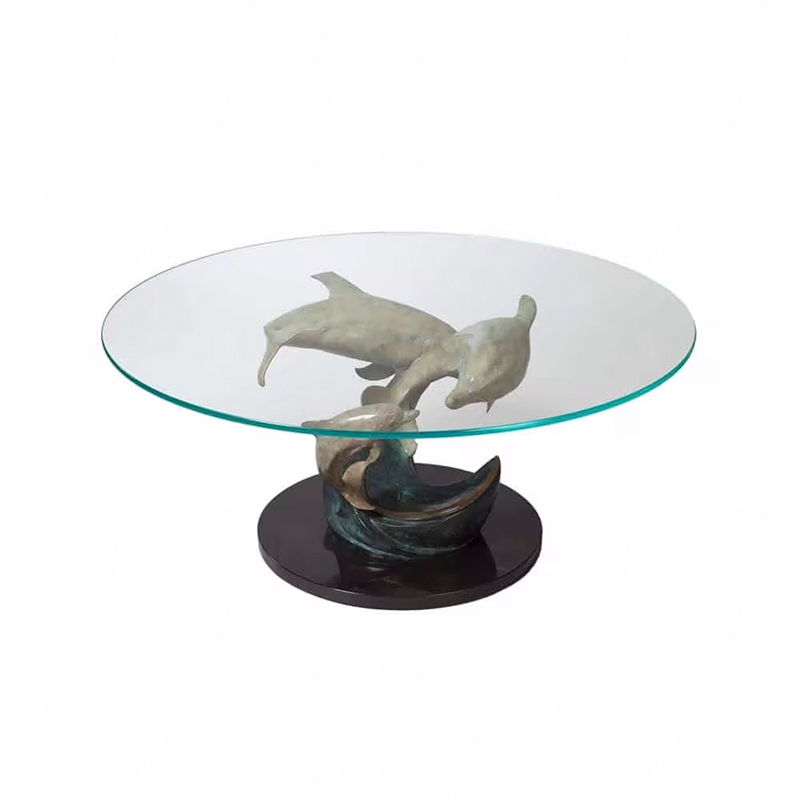 dolphin base coffee table