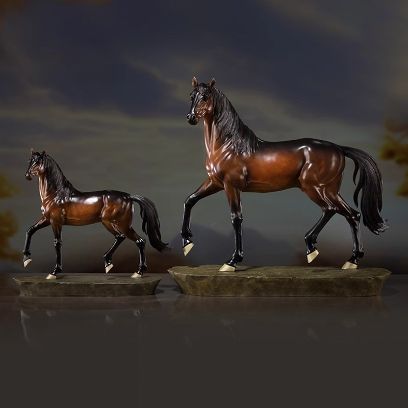 brown horse ornament