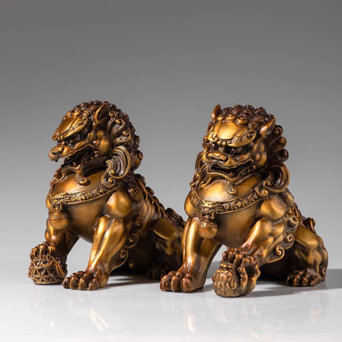 chinese lion ornaments