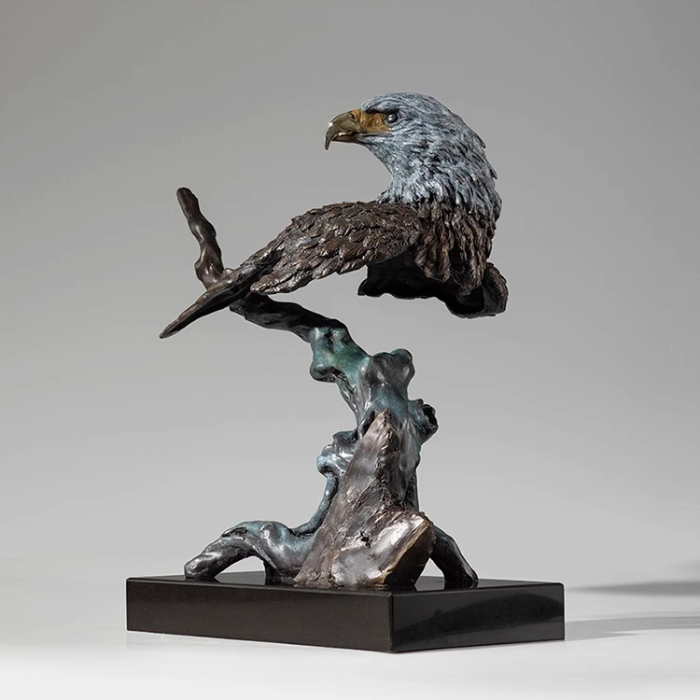 abstract eagle sculpture