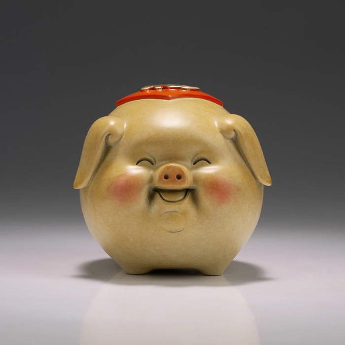 Fortune Pig Figurine
