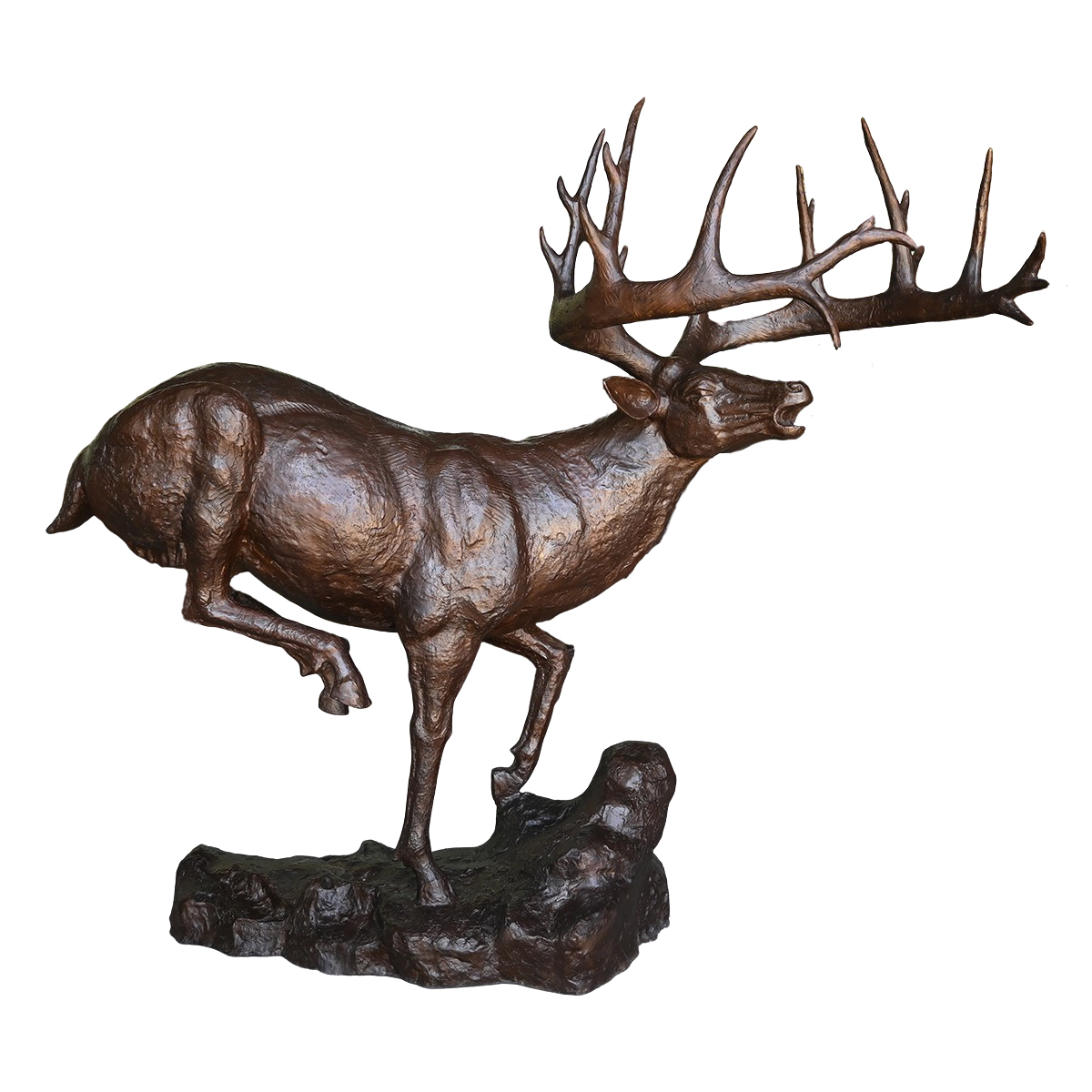 white tailed deer figurine