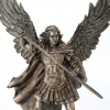 bronze st michael sculpture