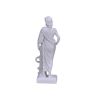 asclepius holding a snake staff