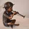 boy with flute fountain