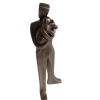 man and dog statue
