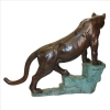 Bronze Cougar Statue